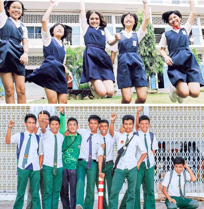 What are the school uniforms in the word? What are the school uniforms in the word?