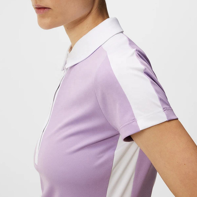 Purple Ladies Golf Polo Shirt | Custom Stretch Golf Top for Women in Polyester and Spandex