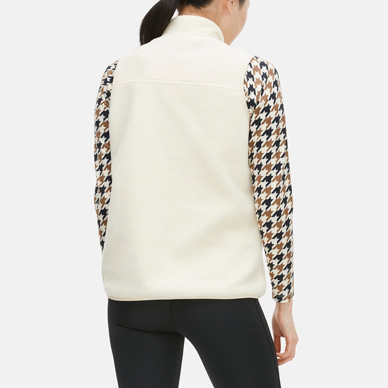 Unisex Fleece Golf Vest | Warm Winter Zip Sleeveless Gilet